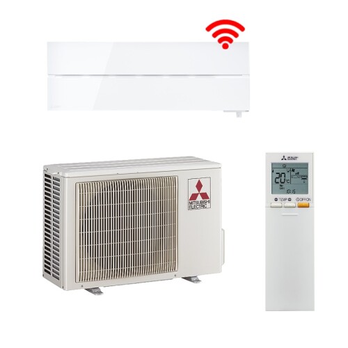 mitsubishi wsh ln25i white airconditioner